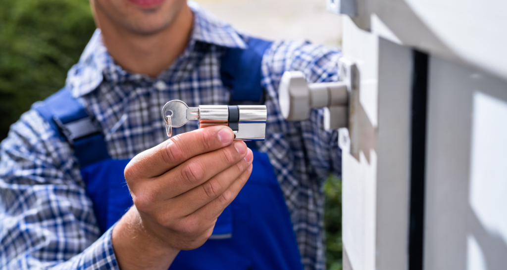 How to unlock a bedroom door without a key